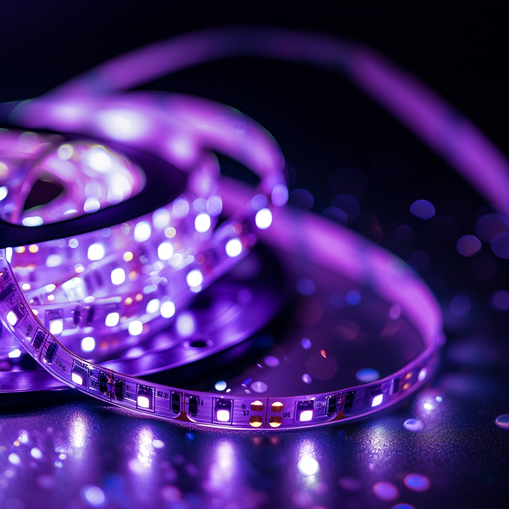 ruban led violet