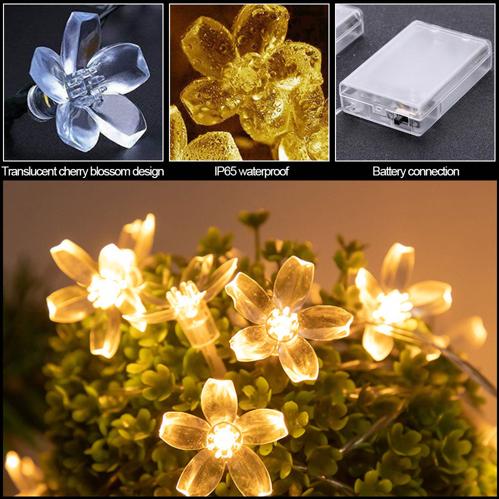 Guirlande lumineuse fleur