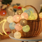 Guirlande Lumineuses Boules Coton