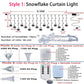 Guirlande lumineuse flocon de neige