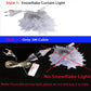Guirlande lumineuse flocon de neige