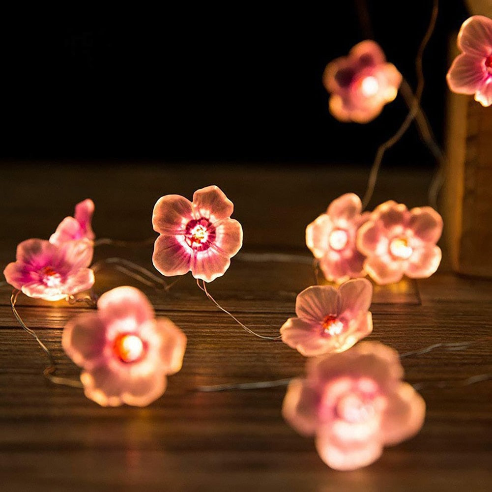décoration lumineuse fleur de cerisier