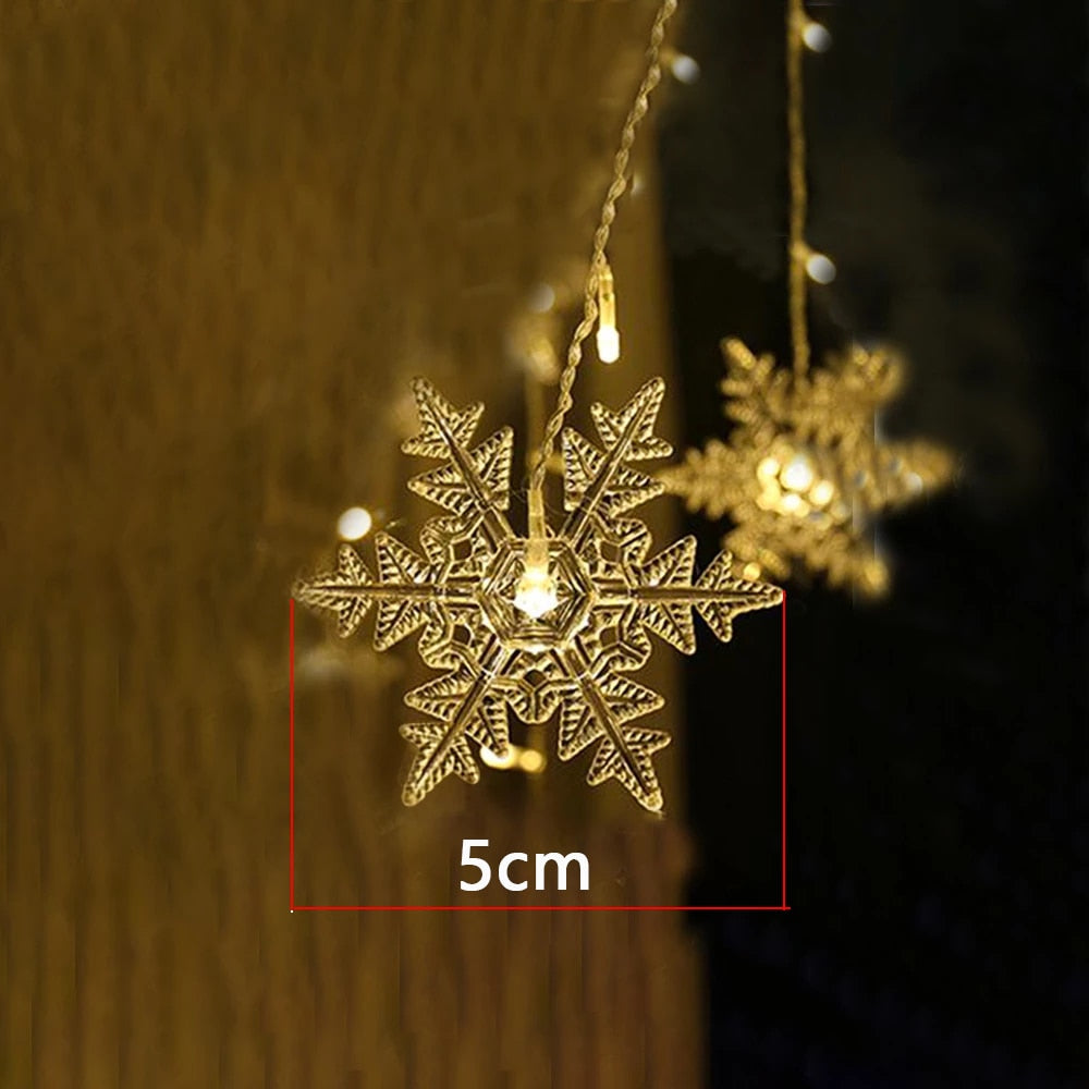 Guirlande lumineuse flocon de neige